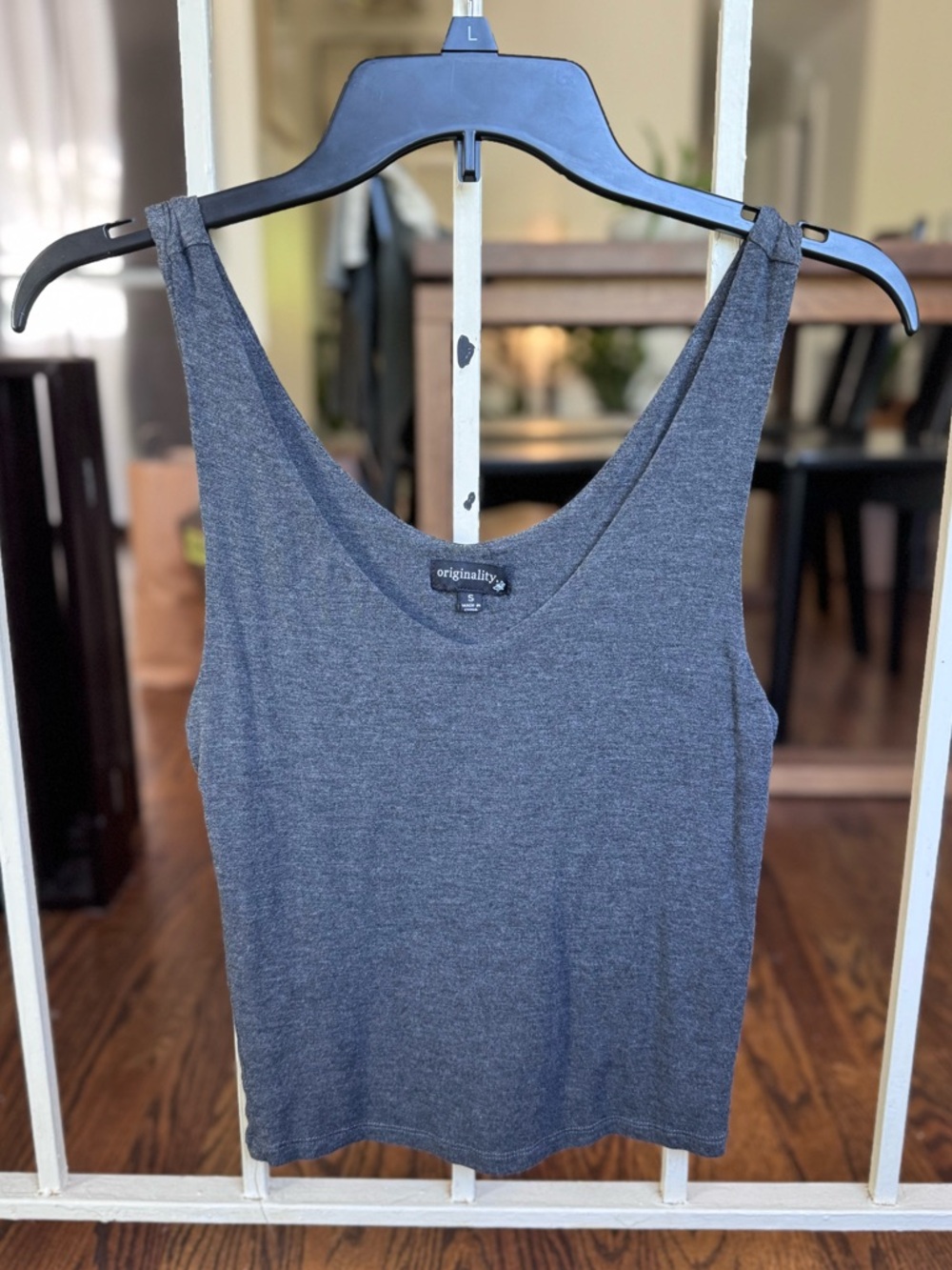 Originality Gray Tank Top